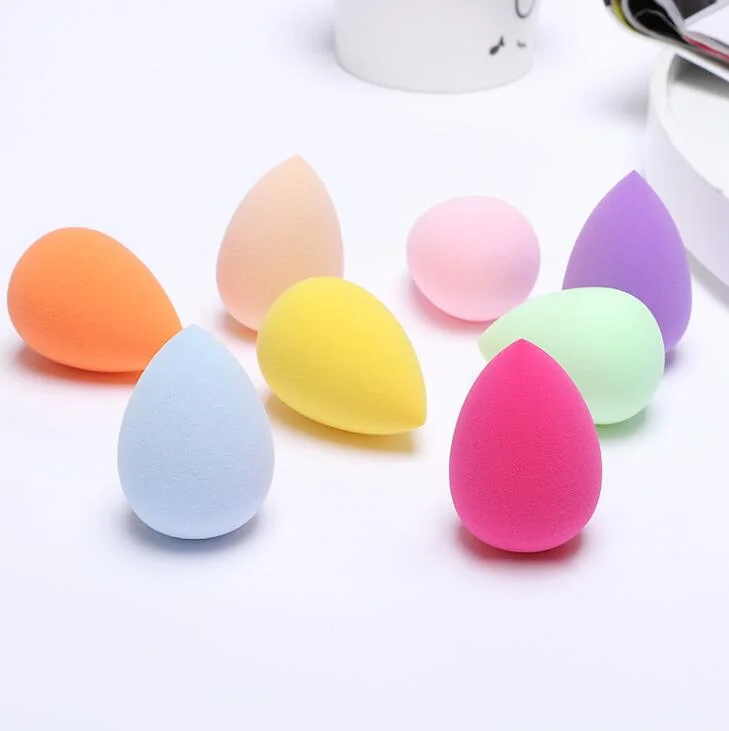 Private Label Non Latex Bevelled Teardrop Make Up Blending Vegan Sponge  Big Cut Beauty Sponge Blender Puff