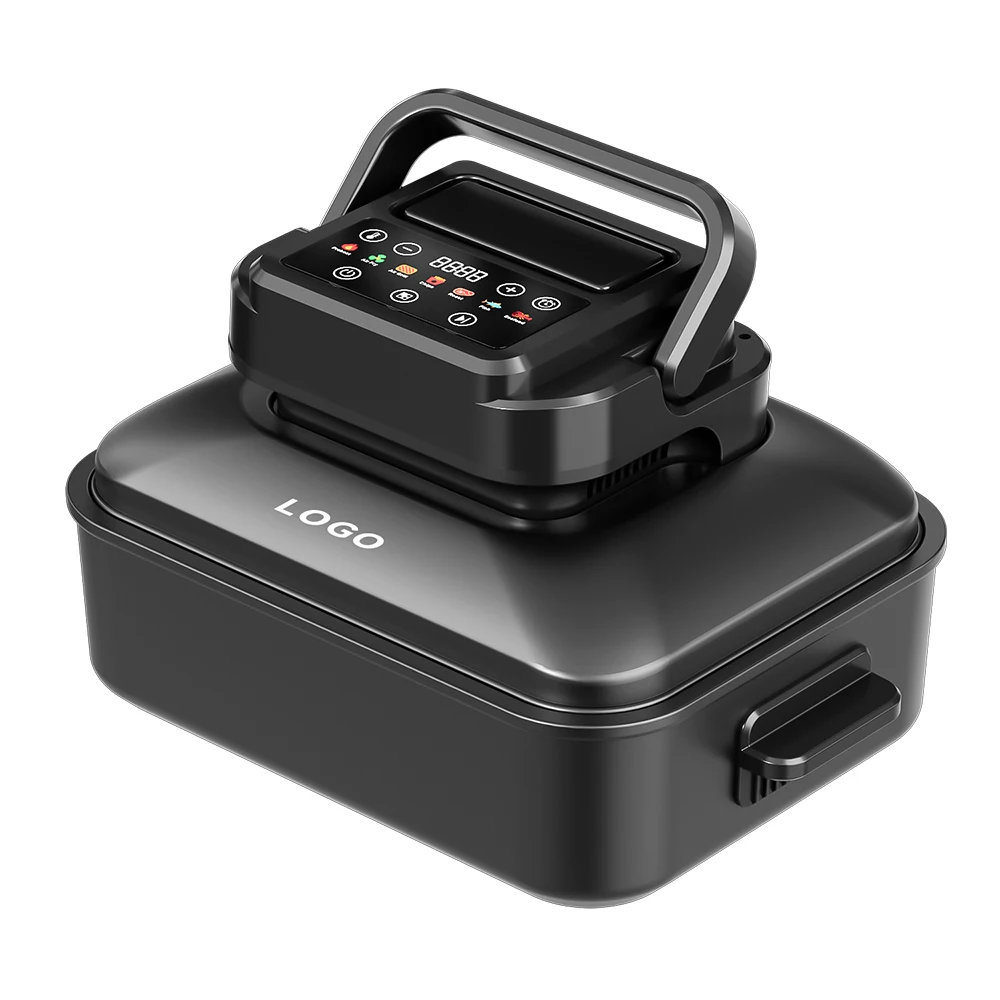 1500w electric oven commercial Household smart indoor smokeless combo various types grill Oil -free air fryer grill