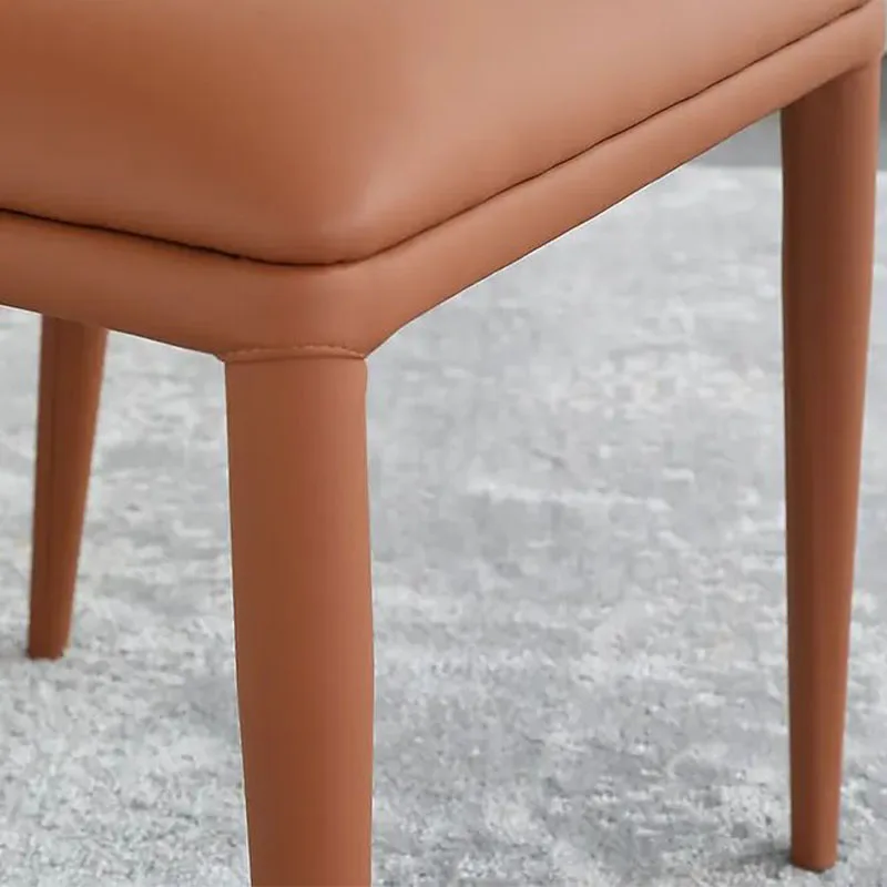 Modern Nordic Style Dining Room Furniture Luxury Restaurant Match Dining Table Set Home Leather Dining Chair