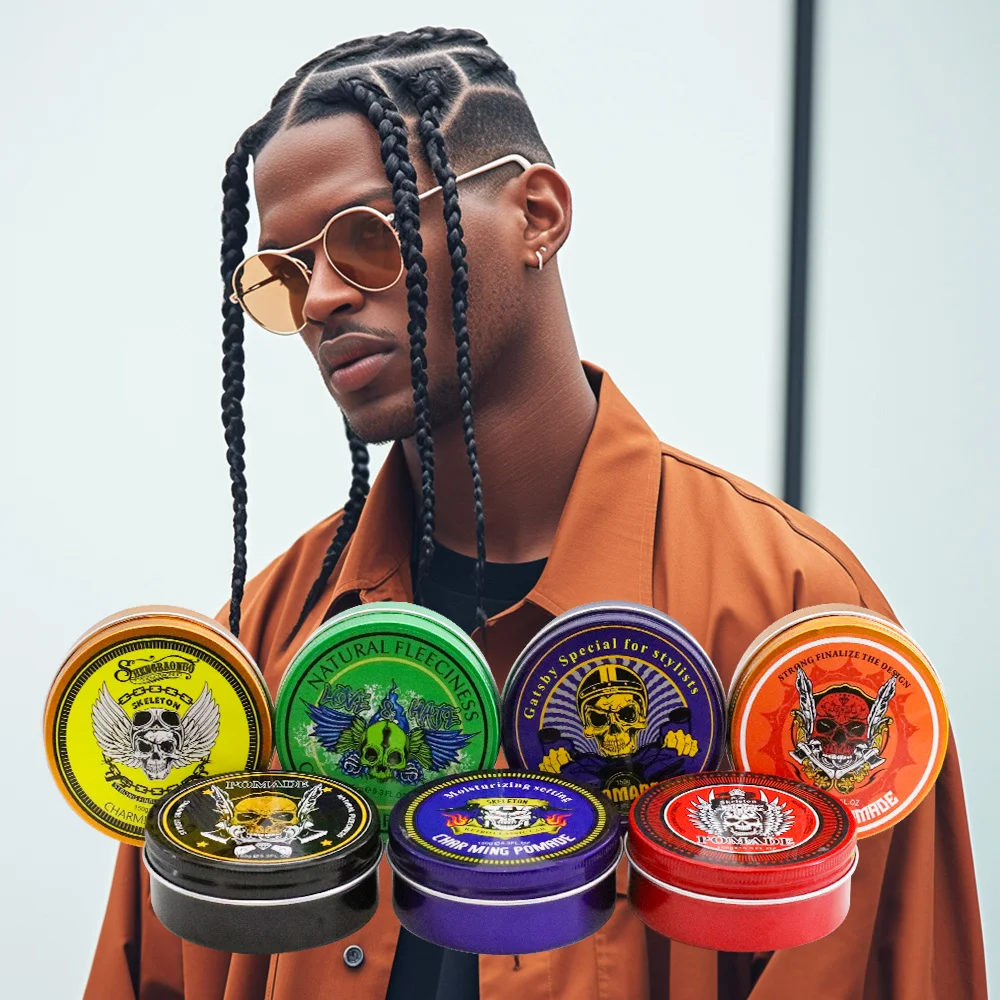 150g Hair Wax Private Label Stock Goods Organic Natural Best Elegance Perfume Strong Hold Pomade Styling Turkey Mens Hair Wax