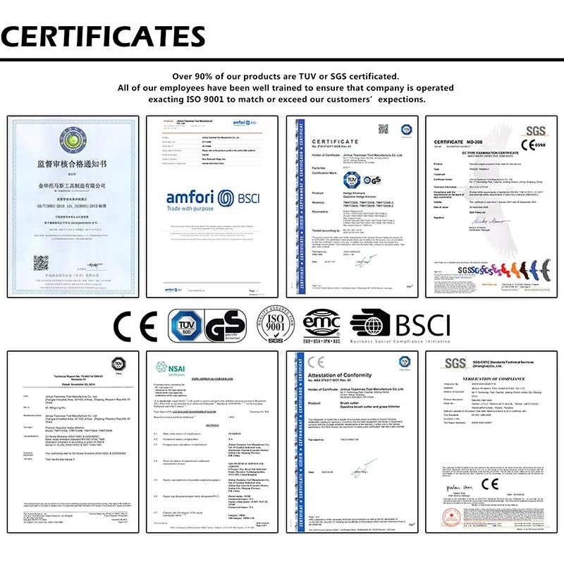 Новый садовый многоцелевой 42.7cc бензиновый щеточный резак для травы