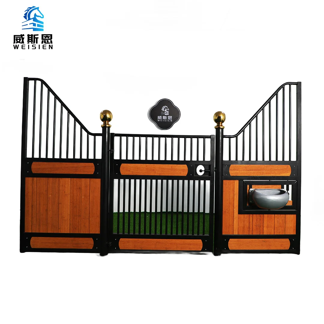 Weisien High Quality Wholesale Customizable High Grade Equestrian Equipment Product Portable Steel Structure Horse Stable