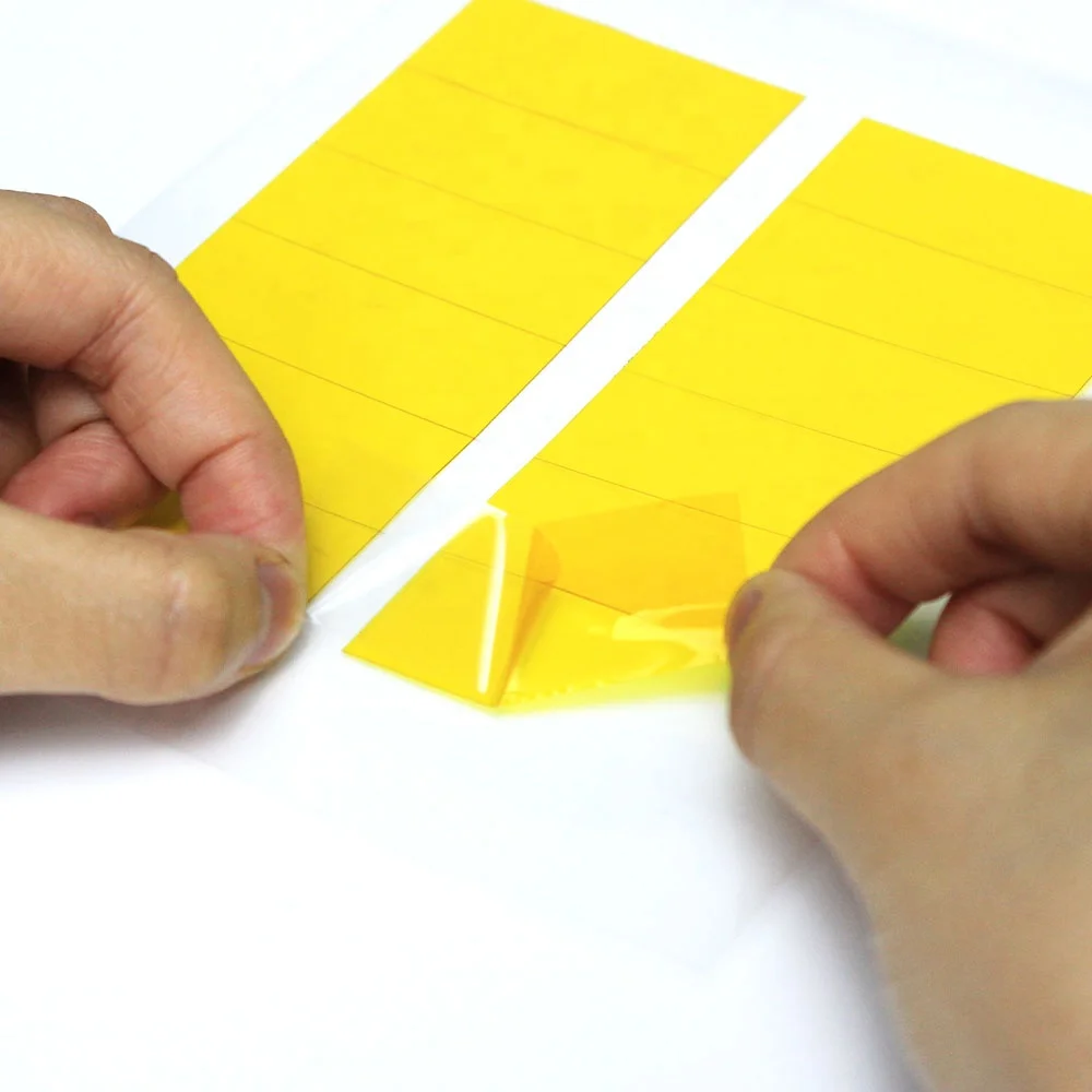 3- Die Cutting Polyimide Pi Film Double Sided Coated Silicone Glue Kaptons Self Adhesive Tape Disc Dot