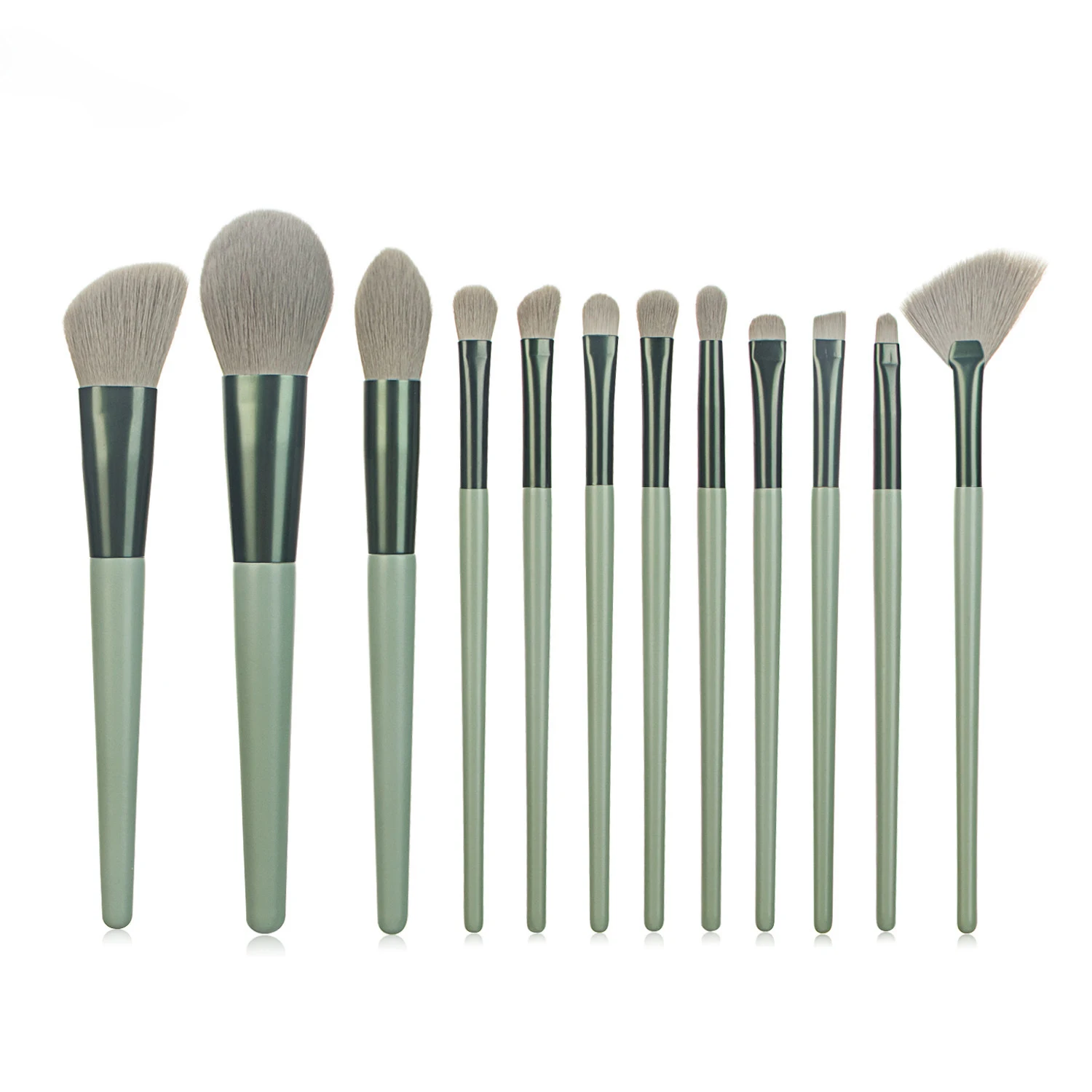 OEM big variety professional natural makeup brush private label makeup brushes with makeup bag