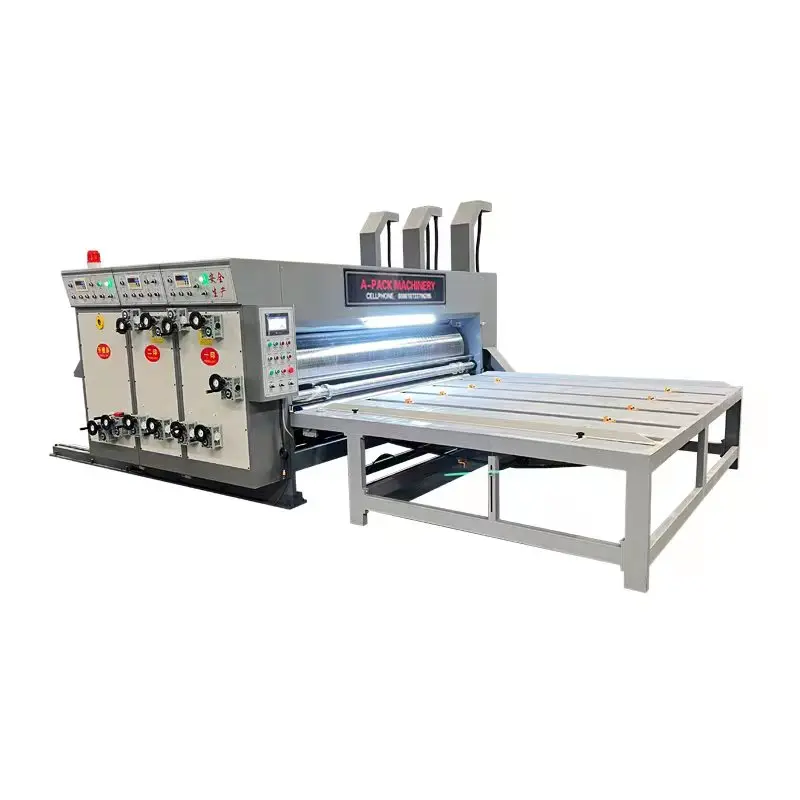 carton machinery carton box printing slotting die cutting machine