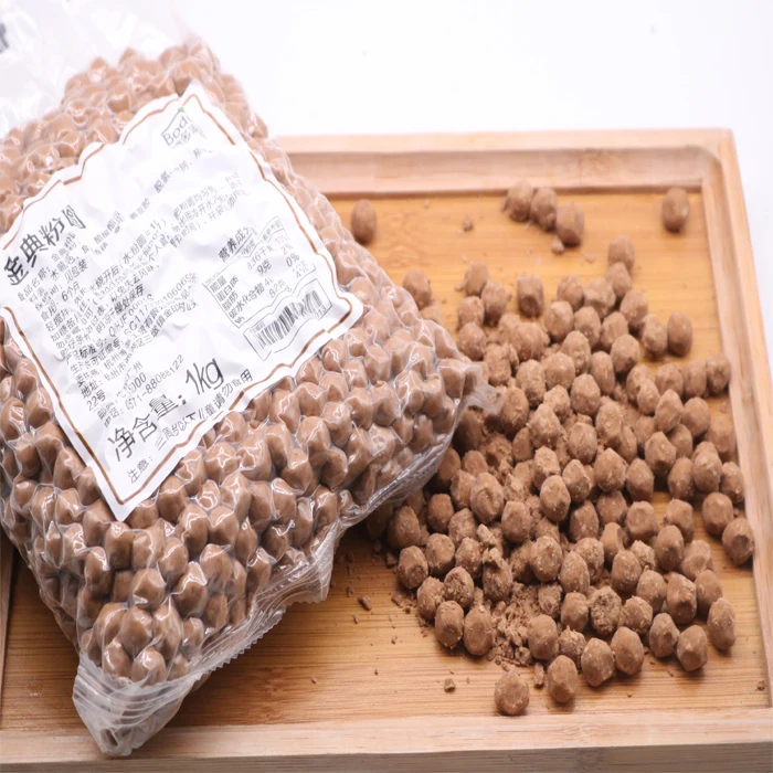 Ингредиенты для молочного чая с жемчужными пузырями Tapioca