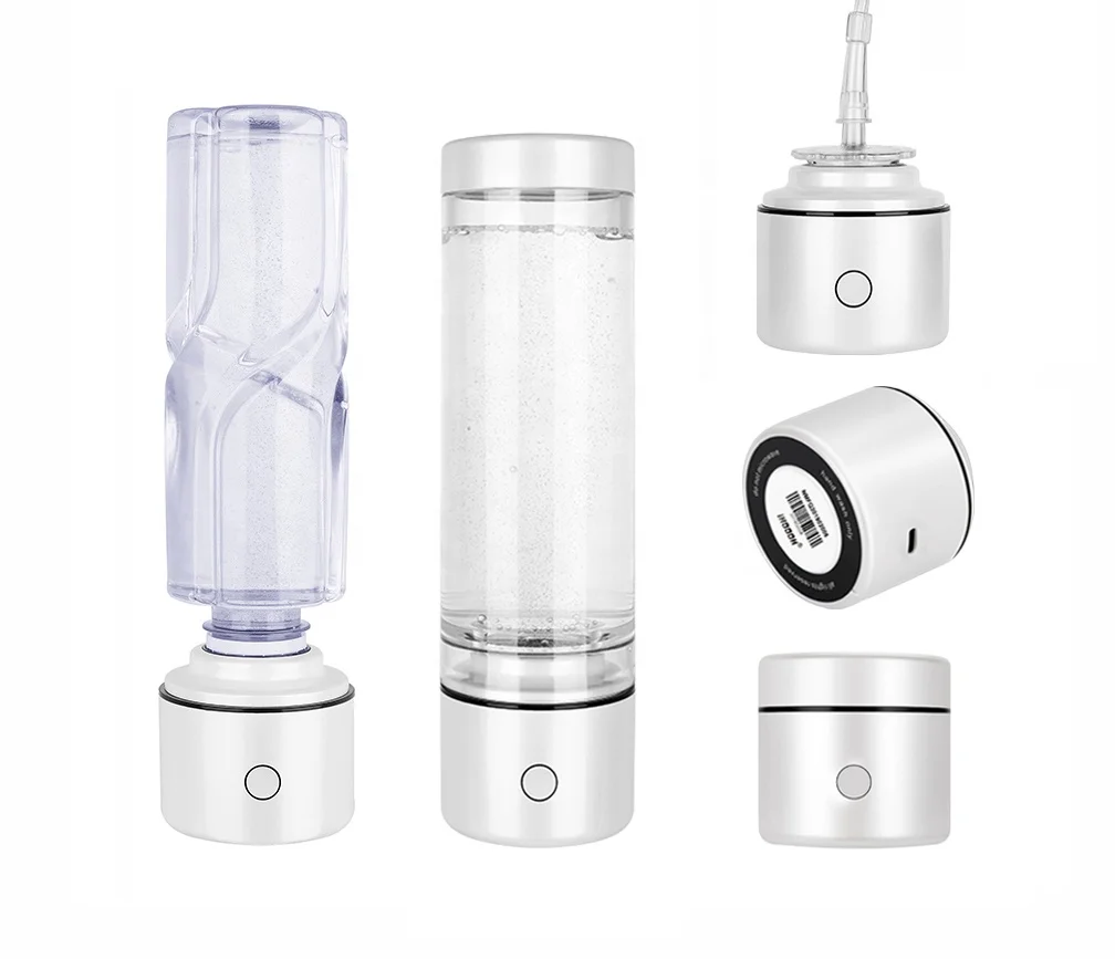 High nano micro bubble portable hydrogen water generator PEM H2 water cup free facial spray bottle anti-aging beauty detox water