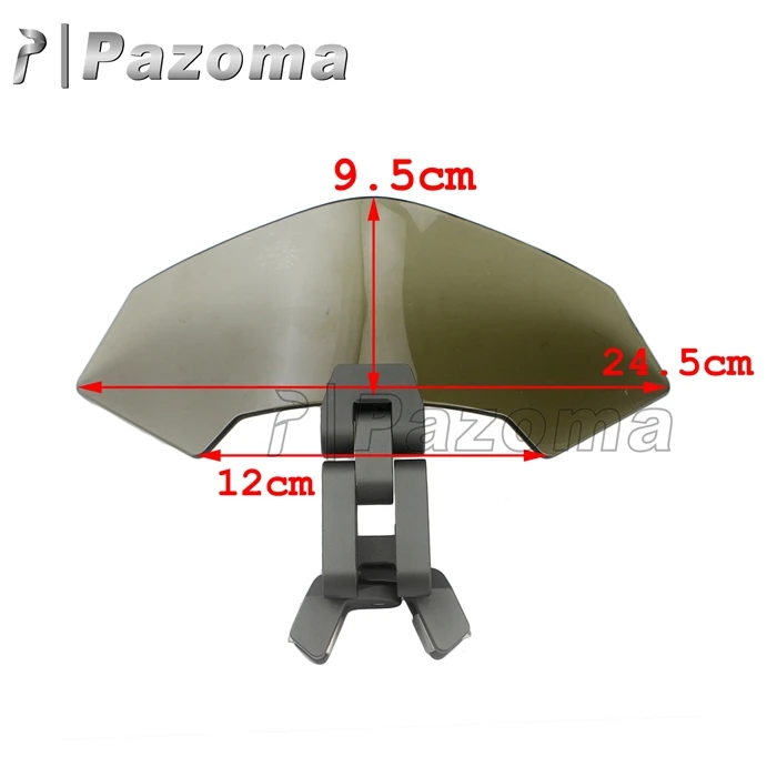 Motorcycle Adjustable Windscreen Extension Air Deflector Screen Windshield Spoiler For BMW Suzuki Honda Yamaha Kawasaki