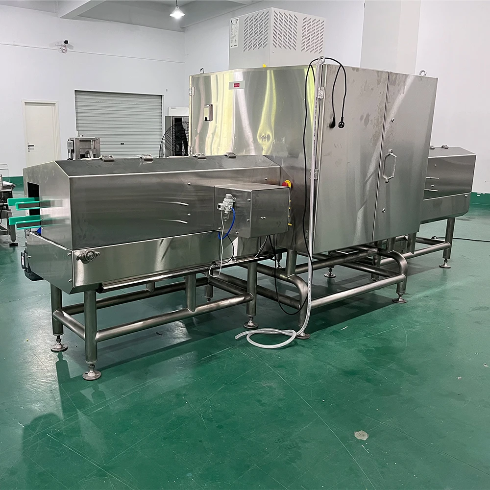Dual beam X-ray inspection system for metal canned products x ray machine for glass can