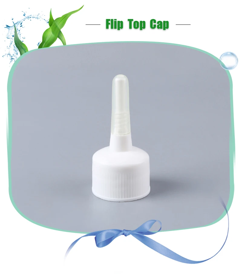 Plastic pointed mouth cap plastic dropper cap white dropper tip cap