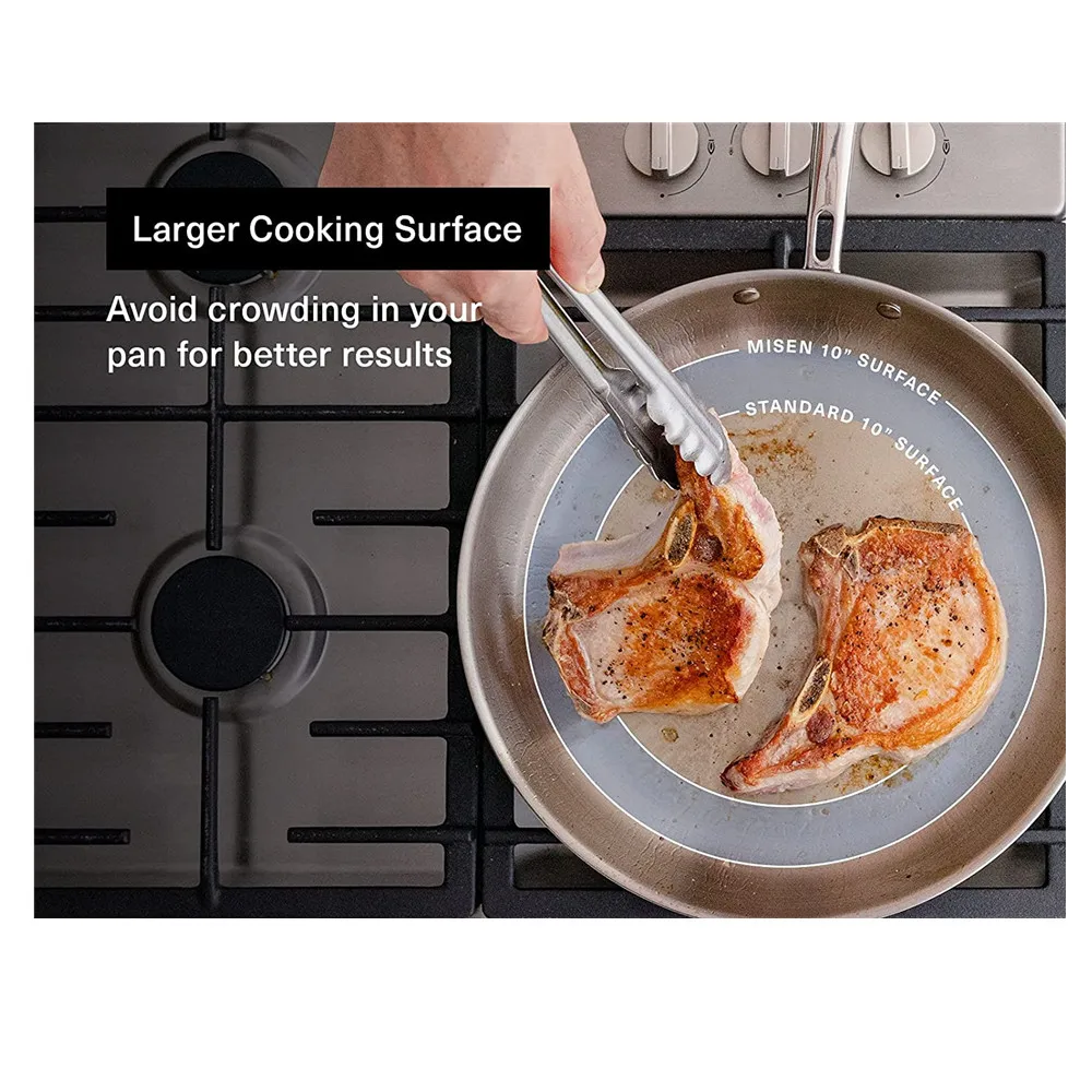 2022 Hot Selling kitchen cookware 5-layer stainless steel frying pan, non-stick coating