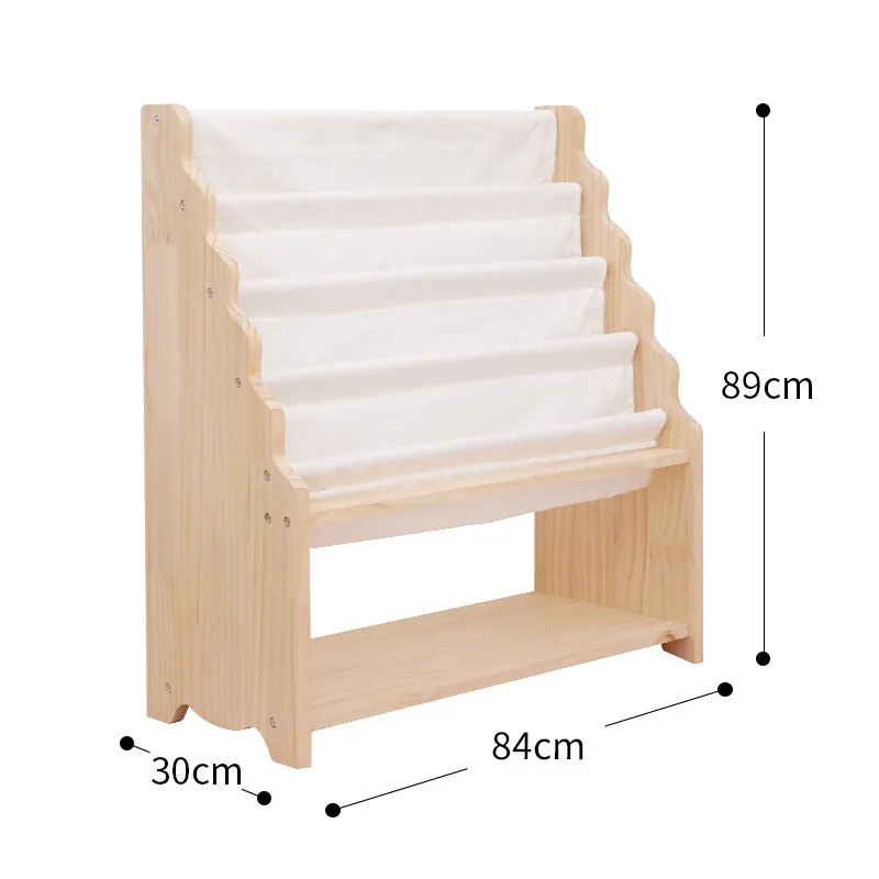 Bookshelf Kids Single-Sided Bookshelf Birch Plywood Wooden Library Bookcase Kids bookshelf for classroom