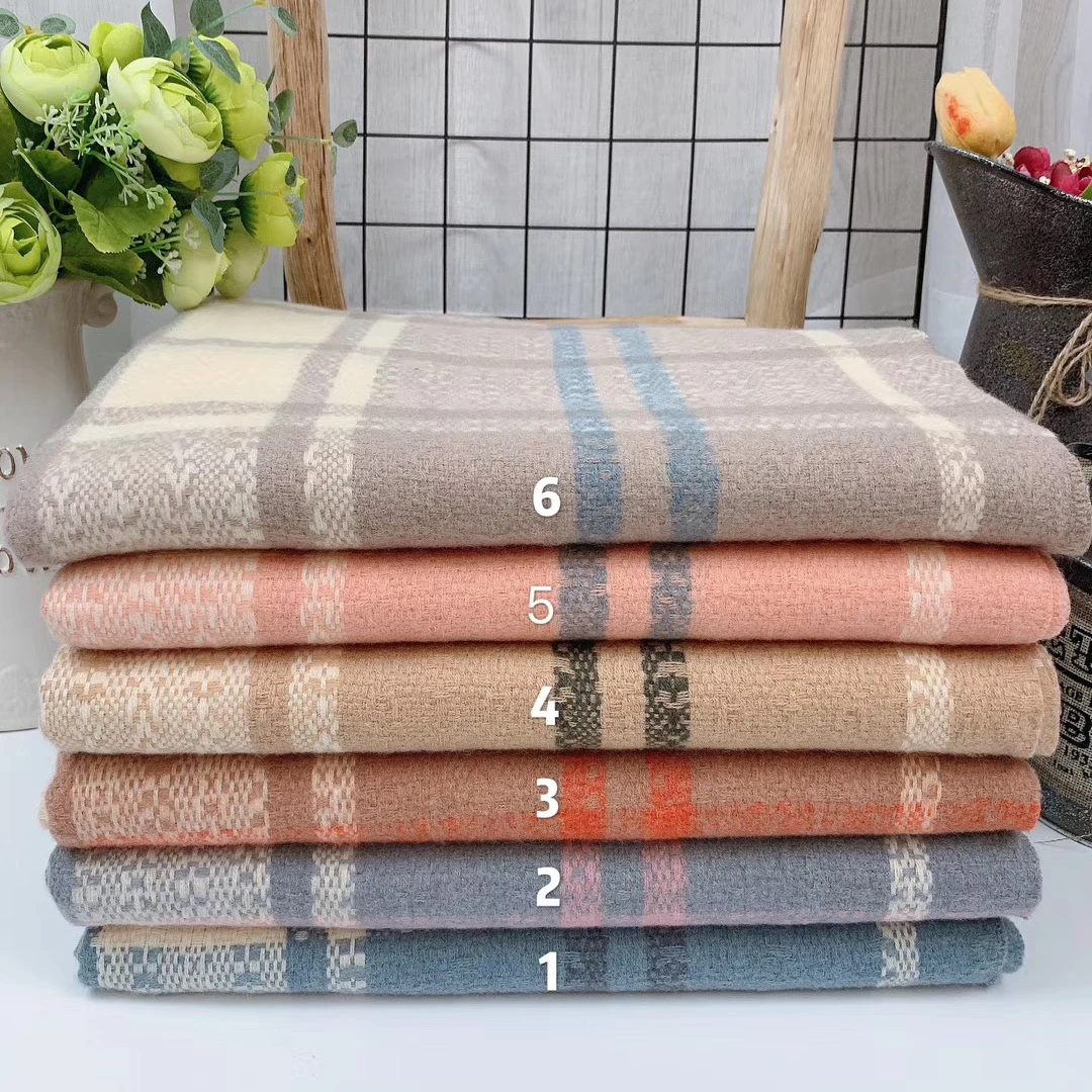 Модный зимний мягкий шарф из пашмины, женские шарфы, шали, Стильные Теплые плиссированные простые кашемировые шали с кисточками