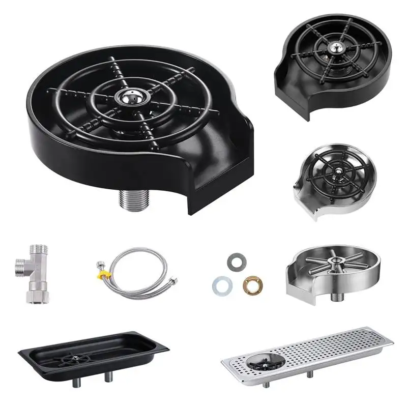 Hot Stainless Steel Automatic Cup Washer Machine Glass Rinser Cup Bottle Washer Cleaner For Kitchen