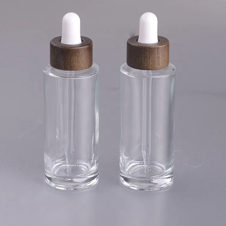essential oil bottle  18mm Ash wooden pipettes cosmetic Eco friendly 20mm dropper