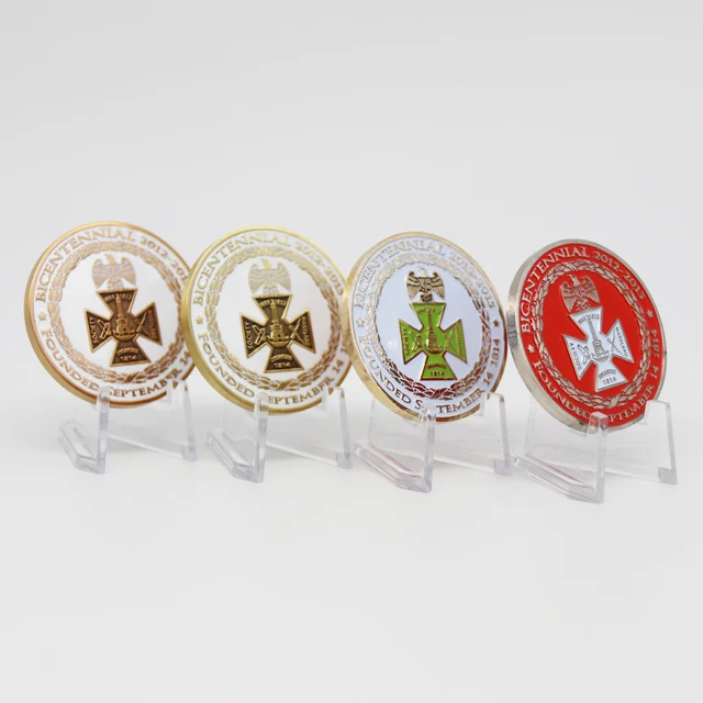 Wholesale Custom Engraved Design Number 3D Russian Souvenir Euro Coin