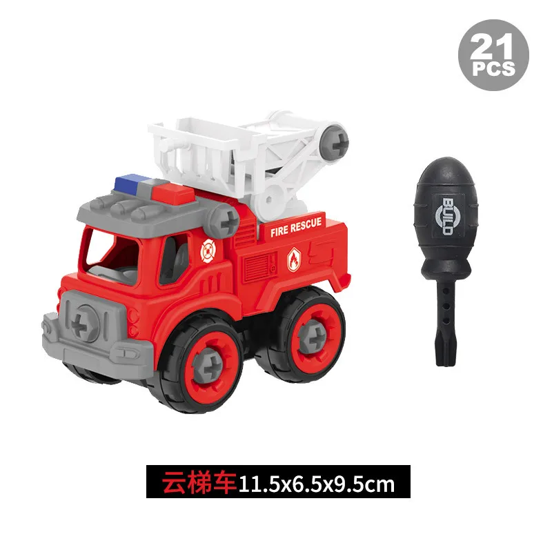 Best Seller Take Apart Toy Cars With Manual Screwdriver Kids Construction Sets Educational Building Kits DIY Police Car