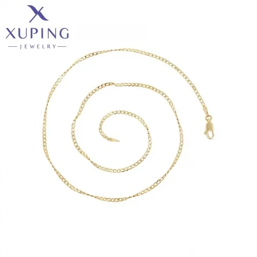 X000687200 Xuping Jewelry Fashion Necklaces 18k Gold Plated Chain For Women Wholesale Necklace