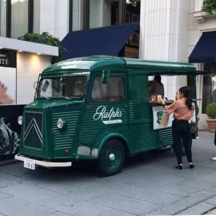 2023 Factory outlet hot selling multipurpose electric mobile van fast food snack catering drinks coffee truck trailer cart