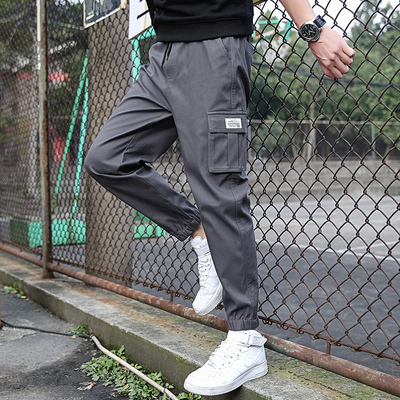 2023 wholesale gzy custom new designs mens jogger tactical straight leg camo cargo trousers pants with side pockets