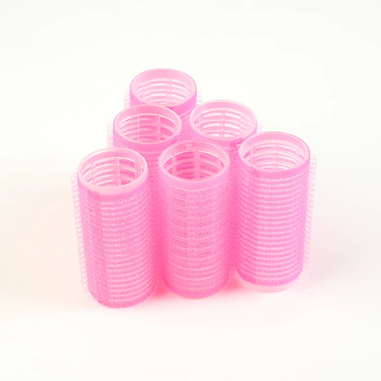 
Plastic hair Curlers good price bigudi Self-Adhesive Hair Rollers Magic tape Hairdressing Rollers 