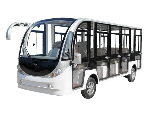 Newly Factory Custom 14 Passenger Sightseeing Bus & Car Shuttle Bus Electric Tourist Sightseeing Car For Sale