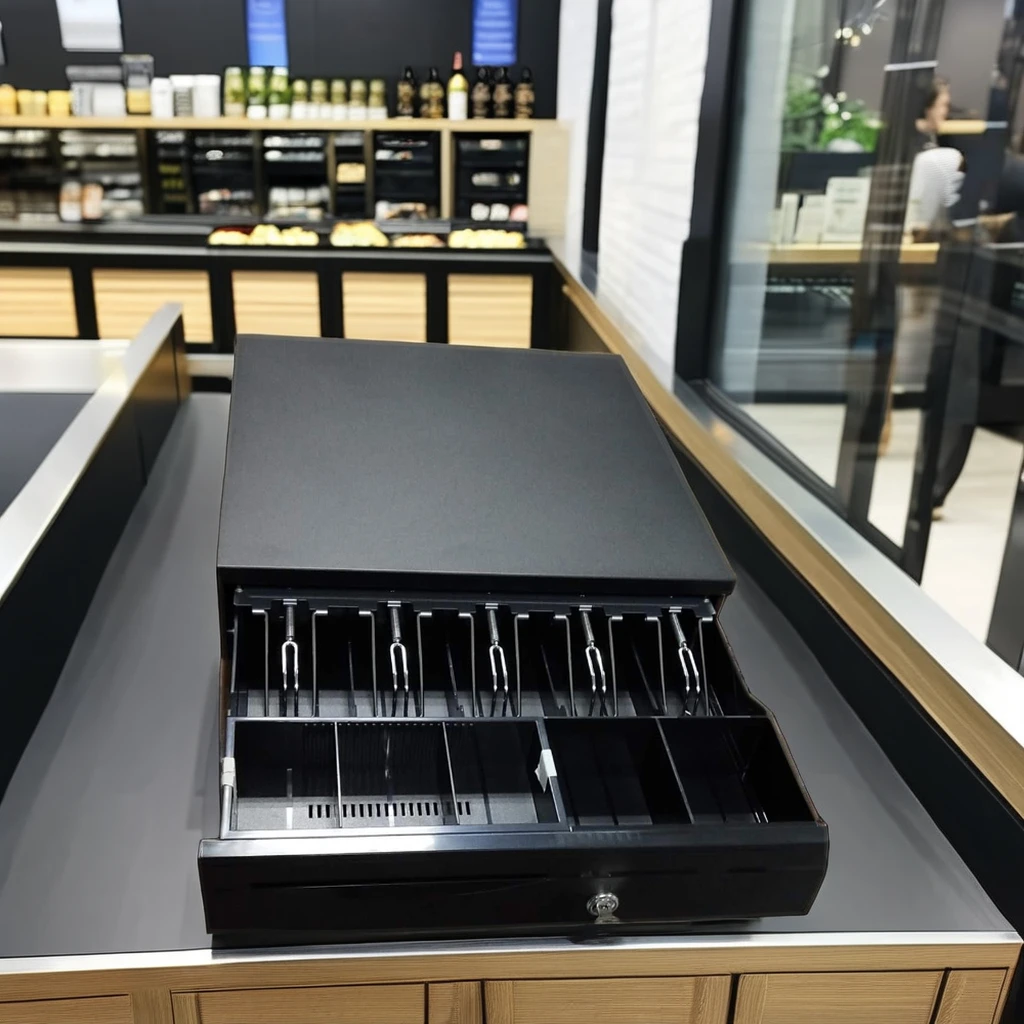 RJ11 POS Cash Drawer with 5 Bill Trays and 5 Coin Trays for Till Box Operations