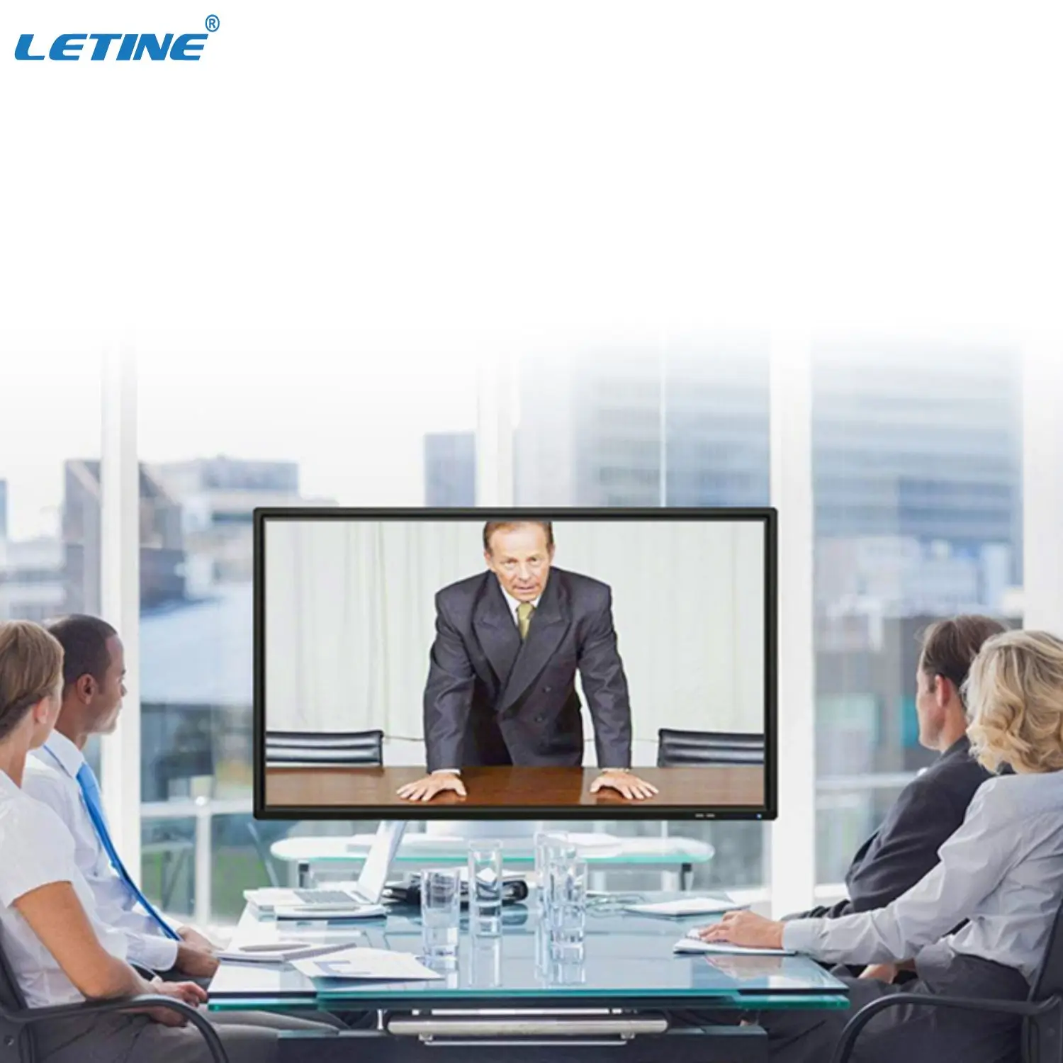 Magnetic whiteboard frosted Interactive LED Panel Whiteboard Screen Finger Touch for Classrooms