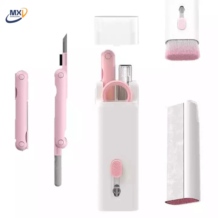 Multifunctional 7 in 1 Earbud Headphone Cleaner Headset Keyboard Cleaning Brush Pen Kit Tools Set for Airpod