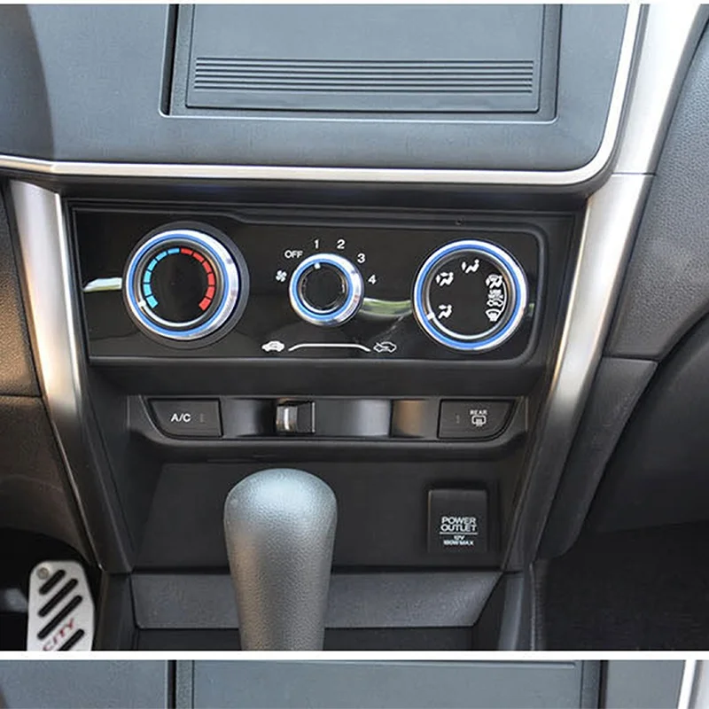 Decorative ring for air conditioning knob light switch decoration ring car interior