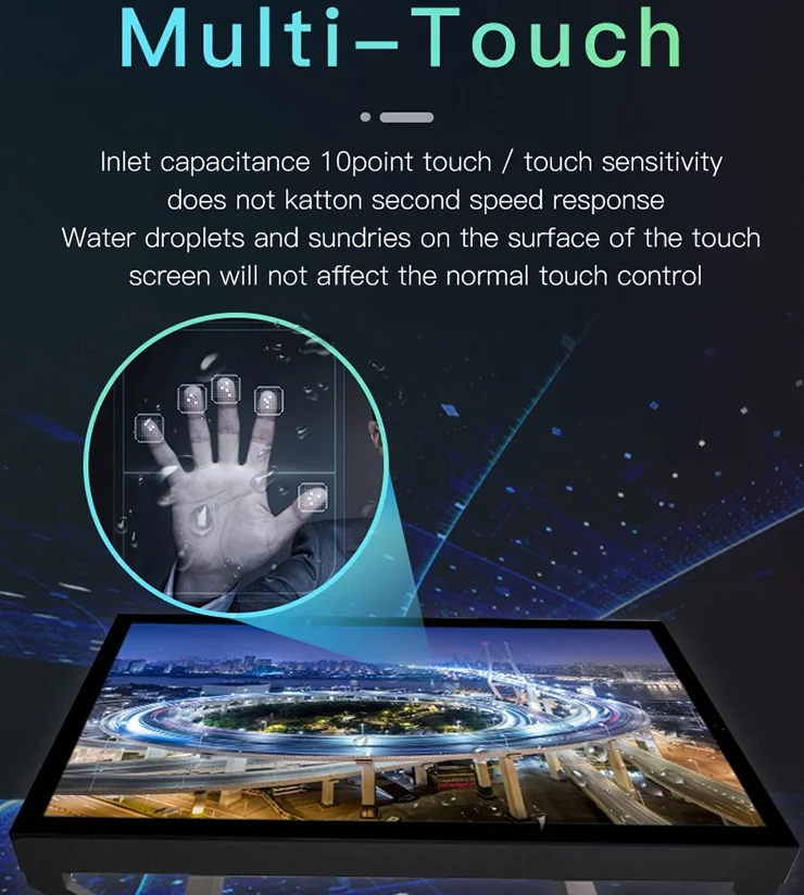  Хороший дизайн 55 дюймов ЖК-интерактивный смарт multi touch screen Настольный Смарт игровые