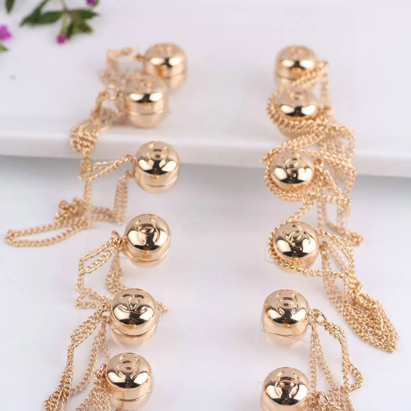Magnet buckle female Muslim strong magnetic brooch fixed buckle anti-glare buckle creative chain brooch jewelry