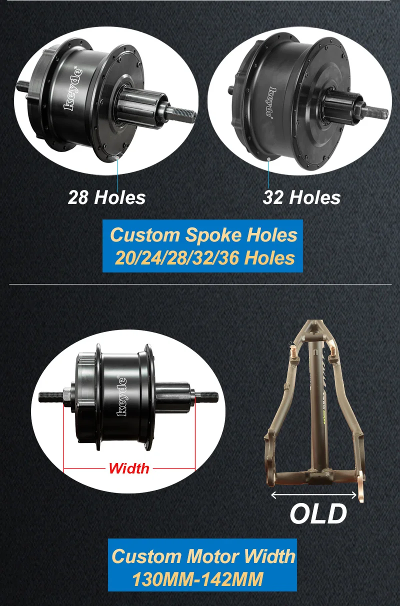 E Bike Motor Kits 33V 250W 260rpm 20H 8-11 Speeds LED Electric Bicycle Conversion Kit 20-29 Inch Wheel Rear Hub