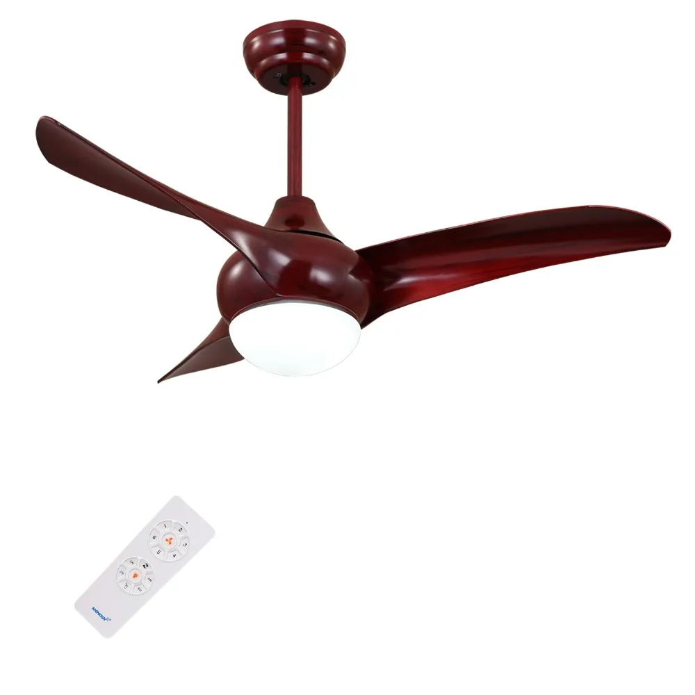 Factory Wholesale 48 Inch DC Home ABS Plastic Blade LED Module Decorative Ceiling Fan With Light