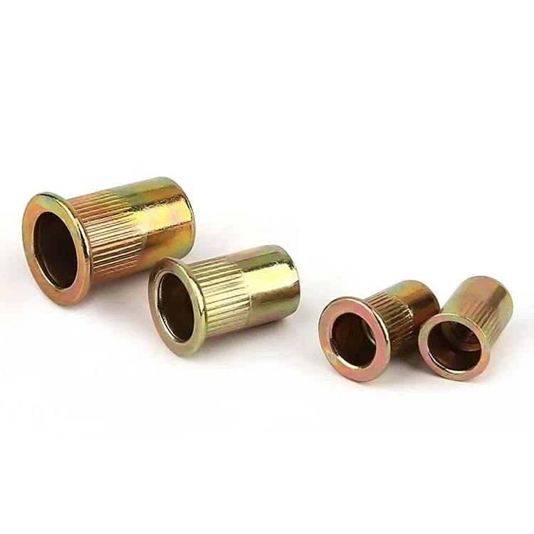 Рифленые цветной цинк-дуговоего покрытия 6-32 заклепочные гайки M3-M12