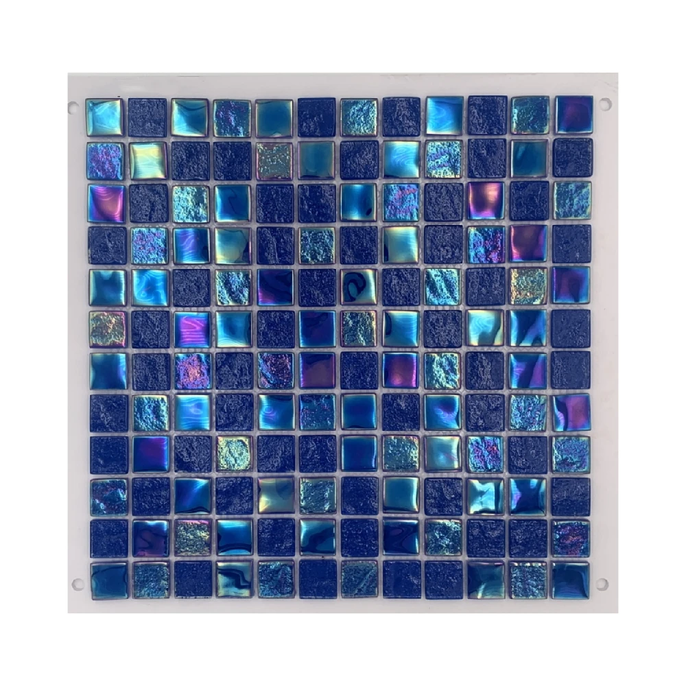 48X48MM swimming pool blue color mosaic tiles