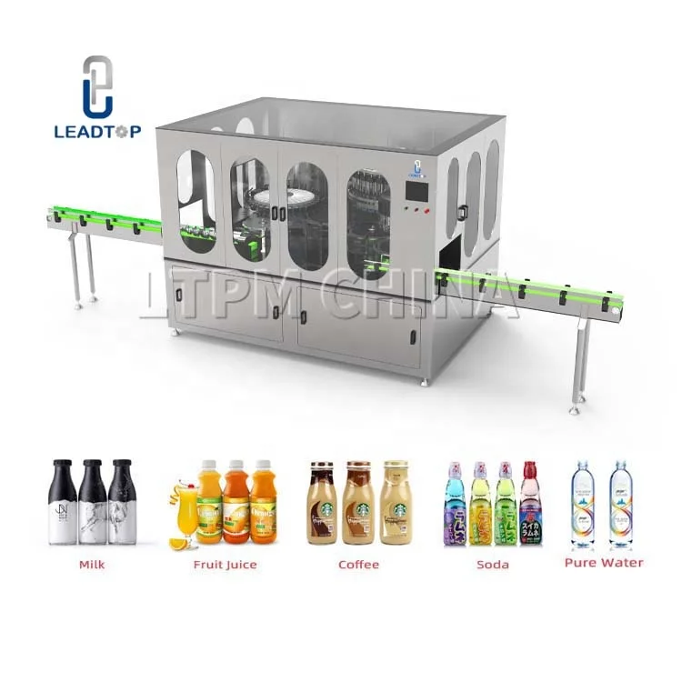 Fully automatic juice filling and sealing machine fruit juice processing equipment