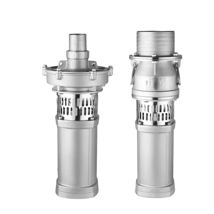 QY 304 Stainless Steel Oil Filled Borehole Centrifugal Submersible Water Pump