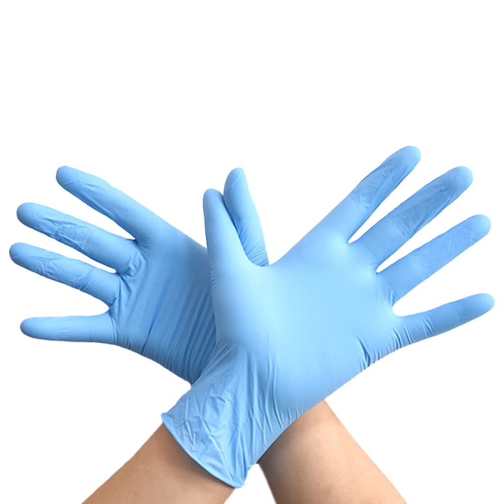 3mil Nitrile Gloves Tattoo beauty salon manicure hair nail art cleaning finger textured nitrile disposable-nitrile gloves