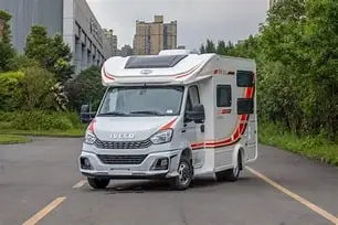 modified refitted vehicle for camp recreational tour car brand iveco chasis for 4-6 person sleep toilet cooking equipment