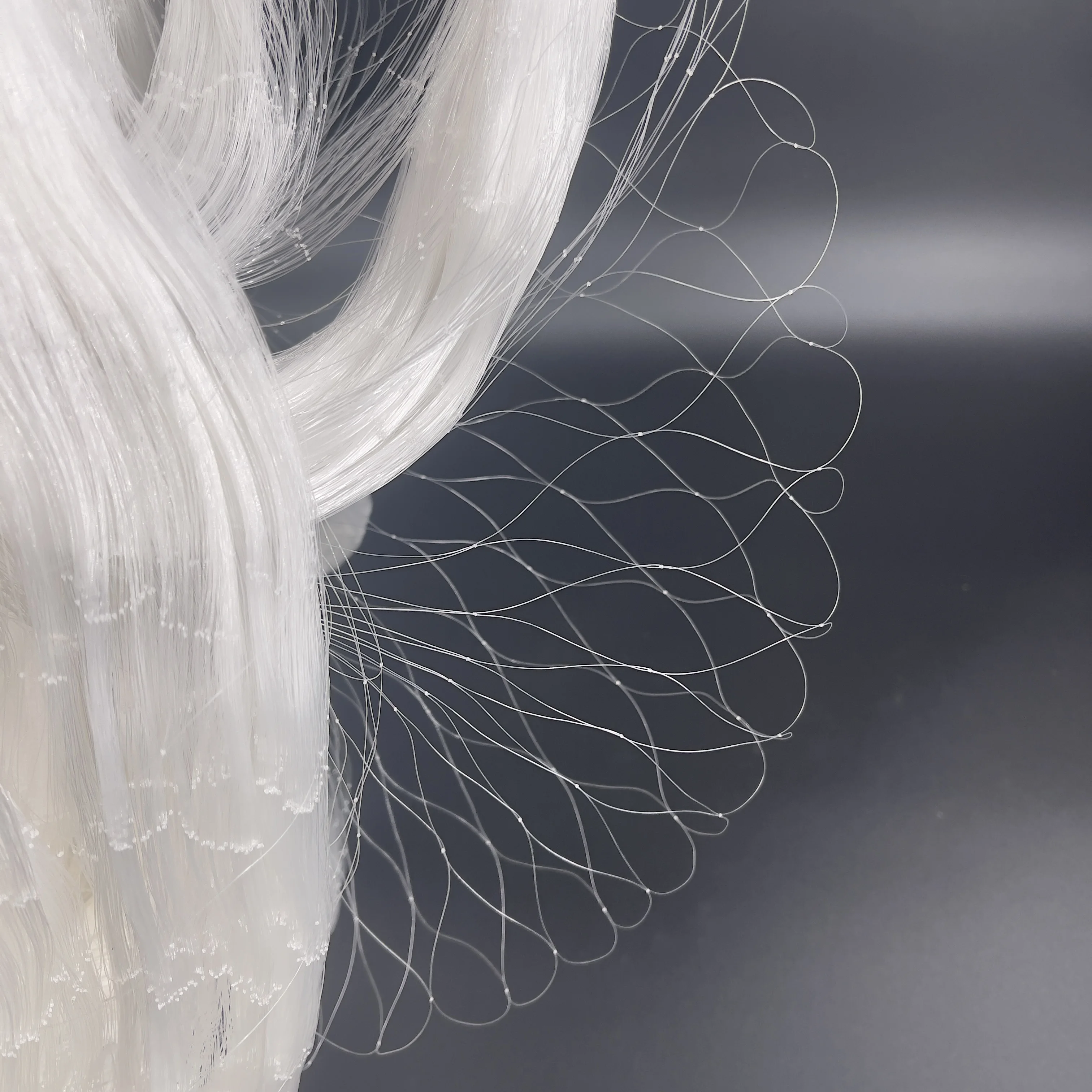 High quality  fishing mesh PA6 nylon monofilament fishing net sea fishing net double knot single knot