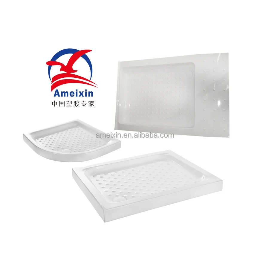 Thermoformed Caravan Motorhome Universal Shower Tray vacuum forming plastic washroom caravan interior parts