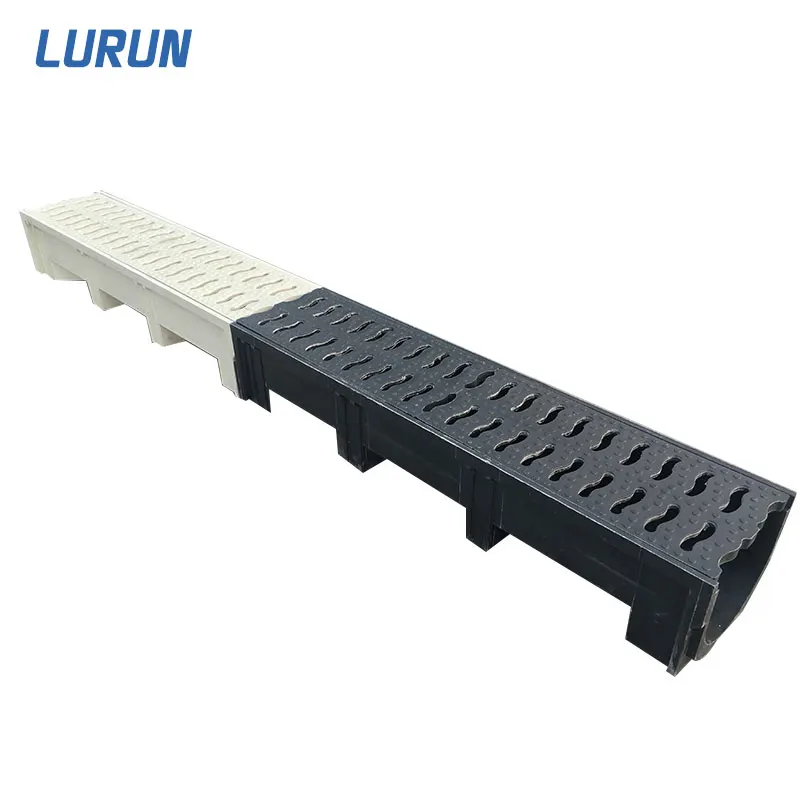 Factory direct SMC drainage ditch resin U-shaped linear drainage ditch