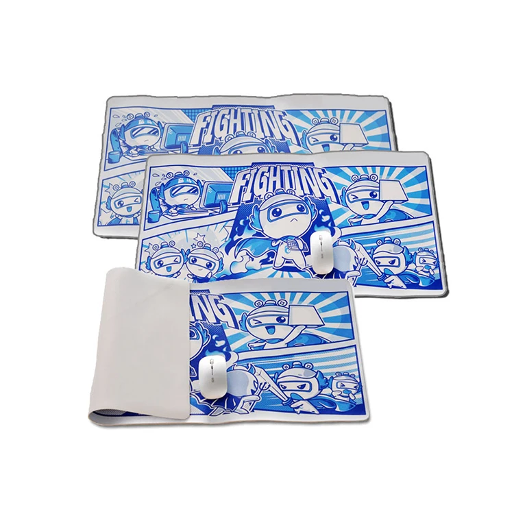 Большой коврик для мыши из искусственной кожи офисных игр мультяшный Настольный клавиатуры