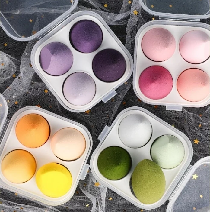 High Quality Custom Logo Beauty Sponge Private Label Cosmetics Blender Sponge Latex Free Soft Wholesale Makeup Sponge
