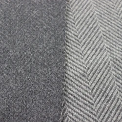 New color woolen fashion tiwll 100% polyester tweed herringbone coat wool fabric