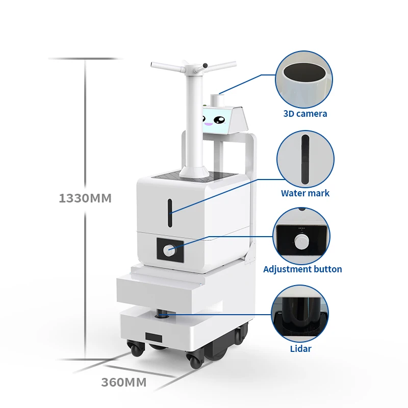 New Product Hotel Company Disinfecting Spray /Fogger Machine Robot Full-Atomized