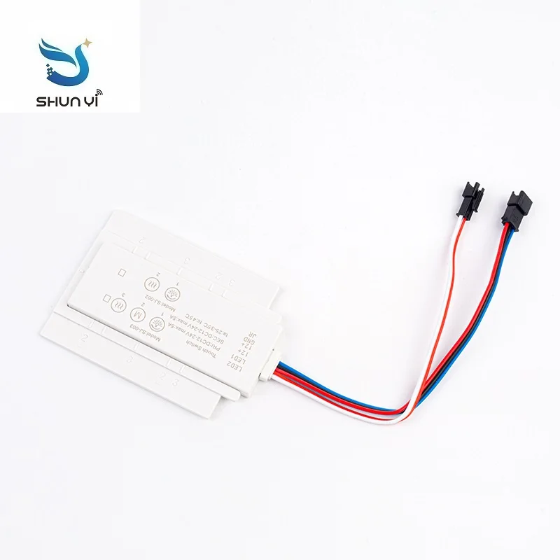 Smart Switch Double Bond Single Double Color Led Dimmer Touch Sensor Switch For Hotel Bathroom Antifogging