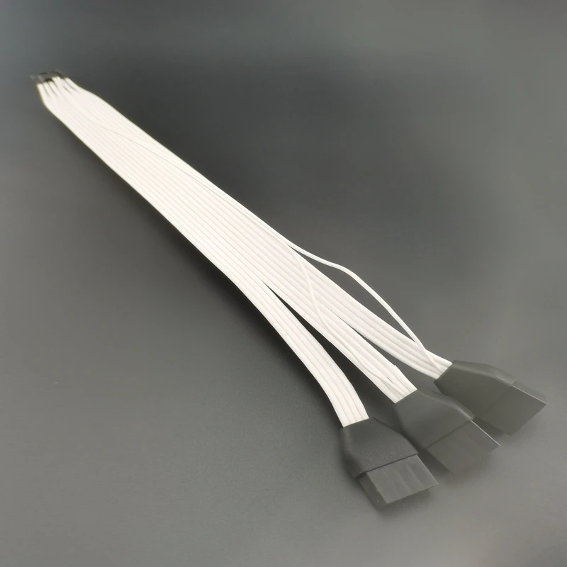 12-контактный разъем с интервалом 3,0 дюймов для 3*6 + 2 видеокарт из материала ТПЭ, Удлинительный кабель ATX