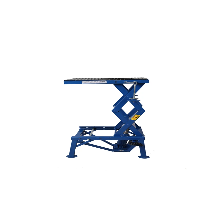 repair shop hydraulic auto scissor car lift with 300 LBS car jacks scissor jack